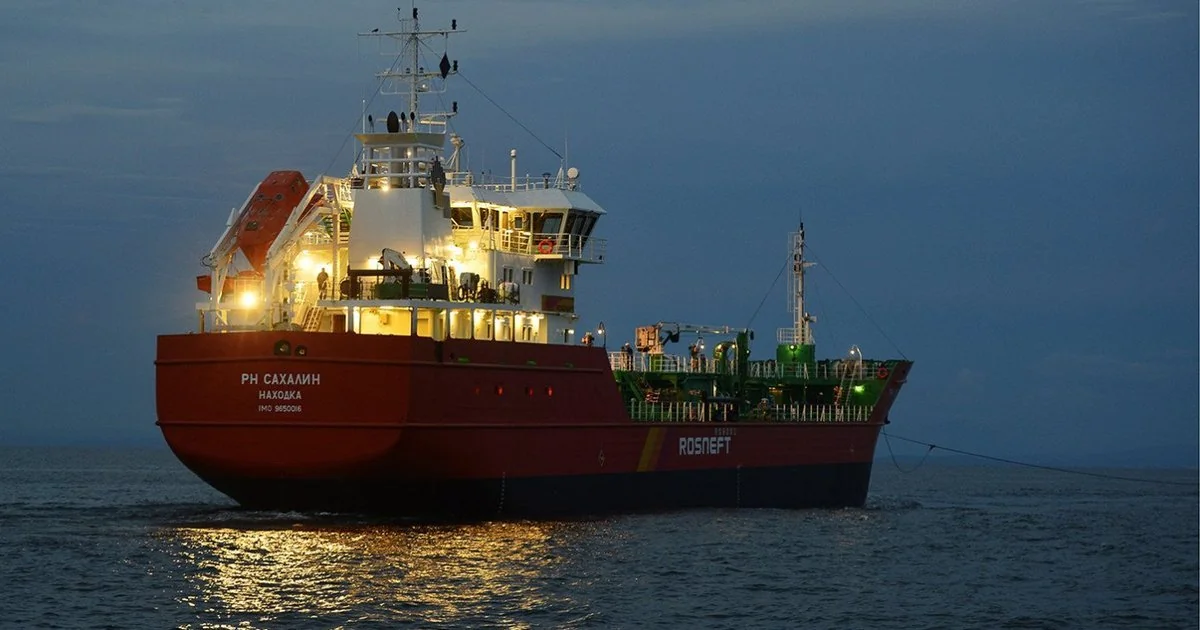 Танкер Роснефть для морського експорту дизельного пального з Росії
